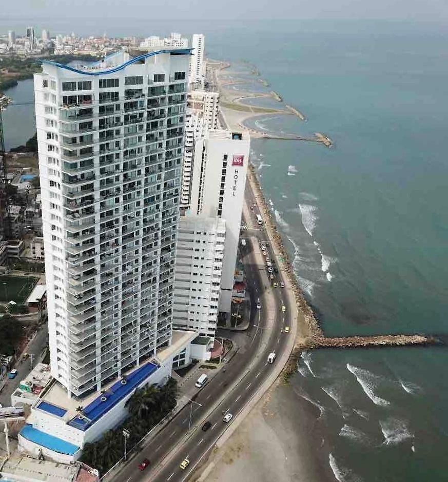 8pax Ocean View Beauty Sunset And Beachfront Apartamento Cartagena