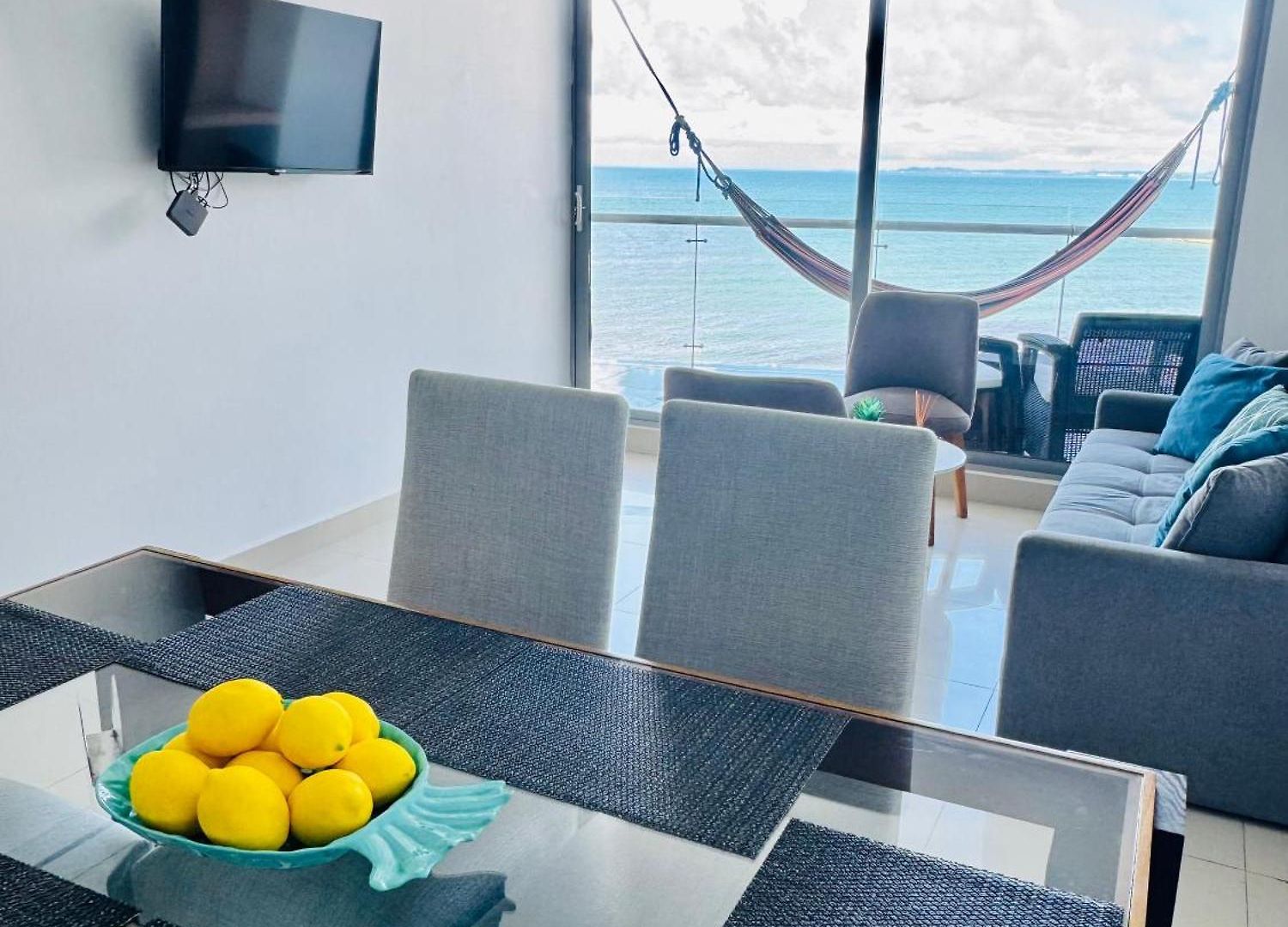 8pax Ocean View Beauty Sunset And Beachfront Apartamento Cartagena